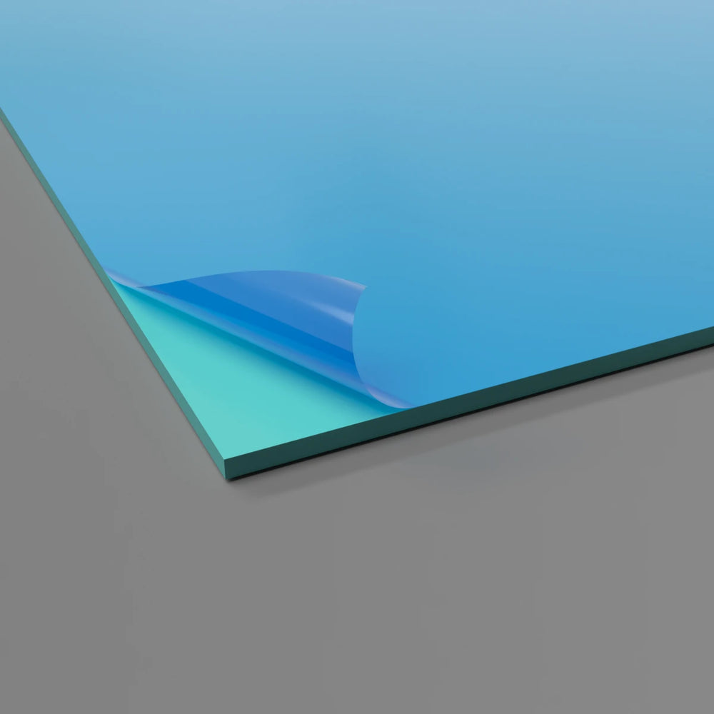 Feuerbeständige PVC-Innenwandverkleidung in Türkis - Klasse 1