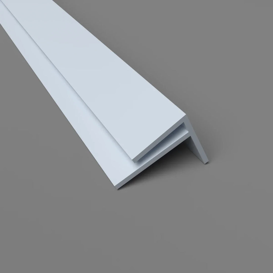 PVC-F-Außenwinkelprofil 15 mm – Eckschutz und Wandverkleidung – Malve, 3050 mm, Satin-Finish