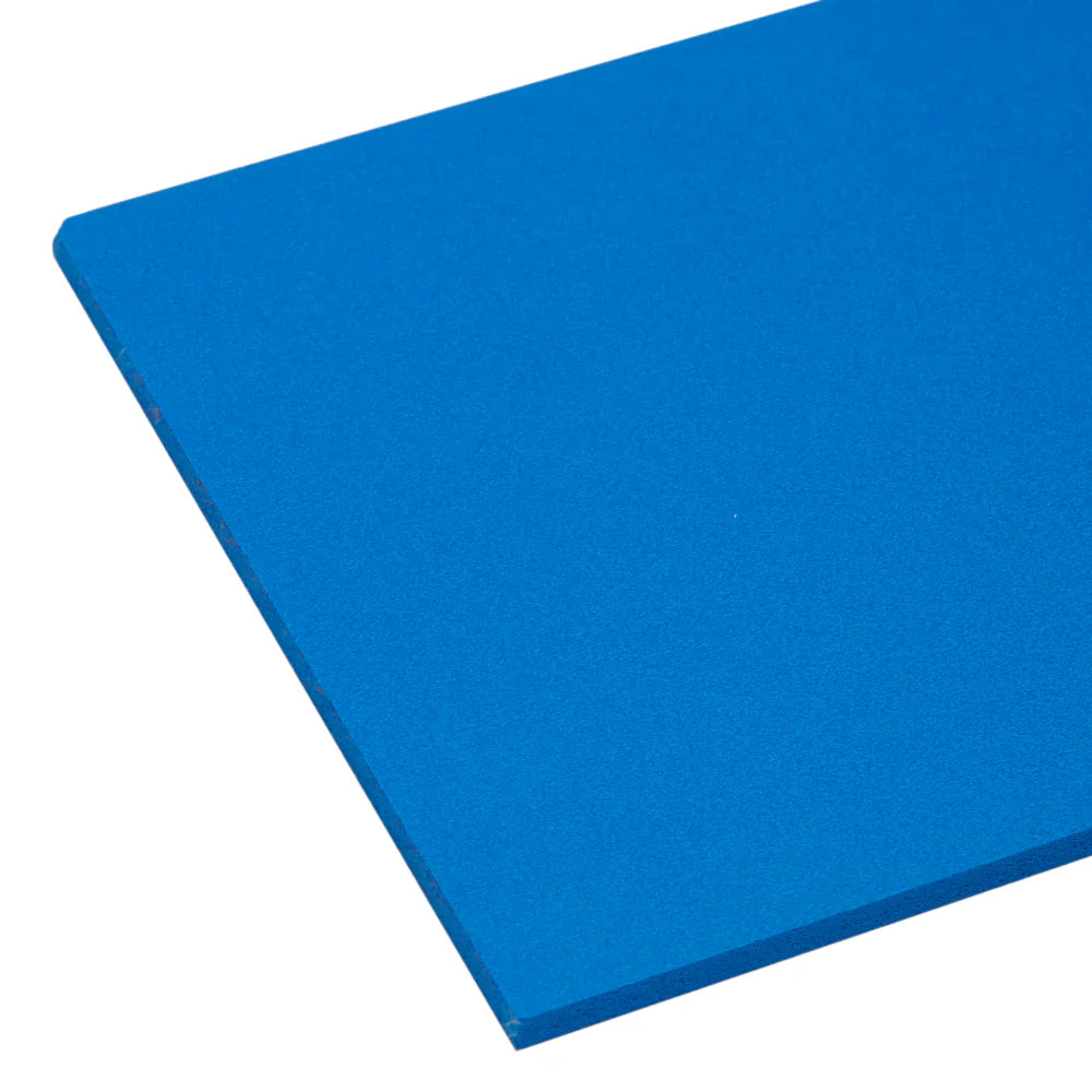 PVC-Hartschaumplatte 3 mm Blau – leicht, stabil & ideal für Werbeschilder, Modellbau & kreative Projekte.