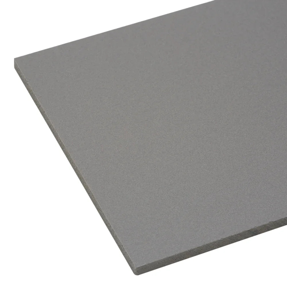 PVC-Hartschaumplatte 5 mm Grau – stabil, langlebig & ideal für Werbeschilder, Möbelbau & kreative Projekte.
