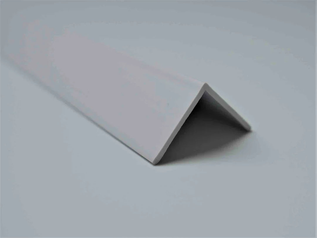 PVC-Winkelprofil 25 mm x 25 mm – Eckschutz und Wandverkleidung – Leinen, 3050 mm, Satin-Finish