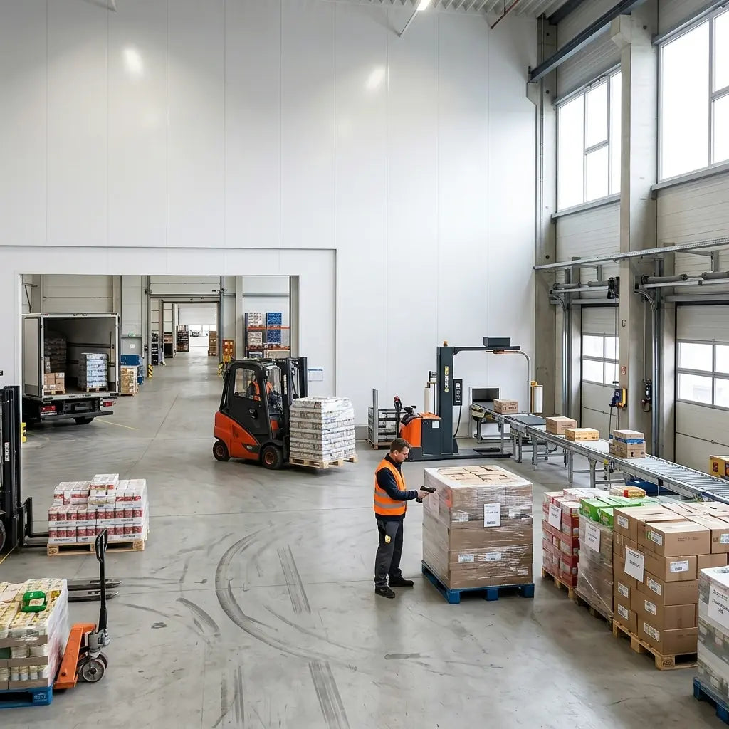 PVC-Wandverkleidung für Lager, Versand und Logistikzentren