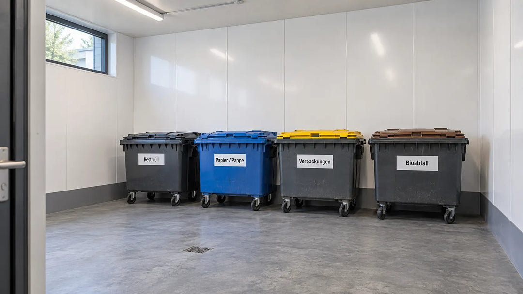 PVC-Wandverkleidung für Müllräume und Entsorgungsbereiche