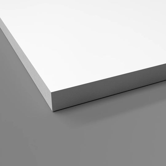 10 mm Einseitig Weiße Hygienische PVC-Wandverkleidungsplatte mit Satin-Oberfläche