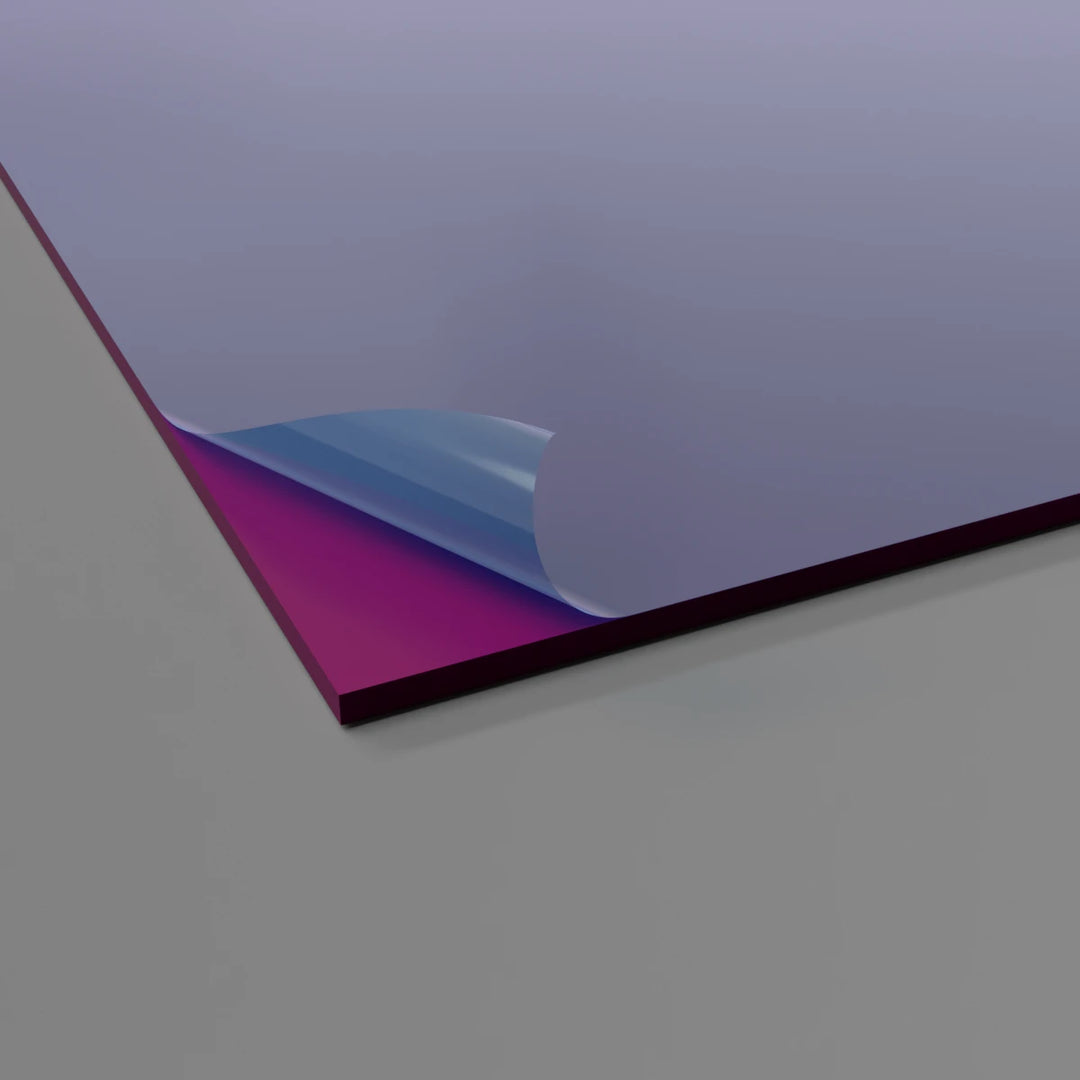 2,5 mm Pflaumenfarbene Hygienische PVC-Wandverkleidungsplatte mit Satin-Oberfläche