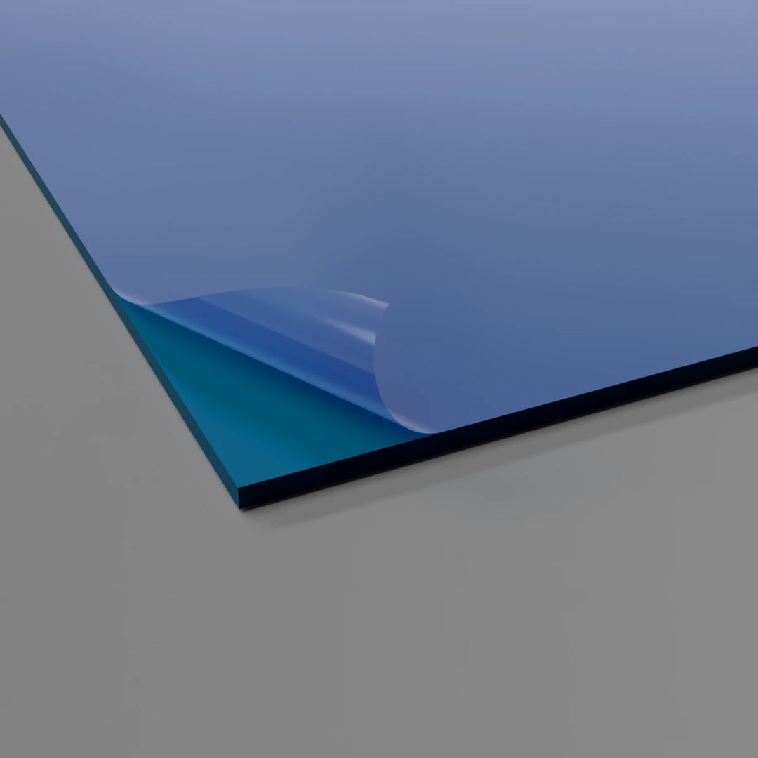 Feuerbeständige PVC-Innenwandverkleidung in Blau - Klasse 1
