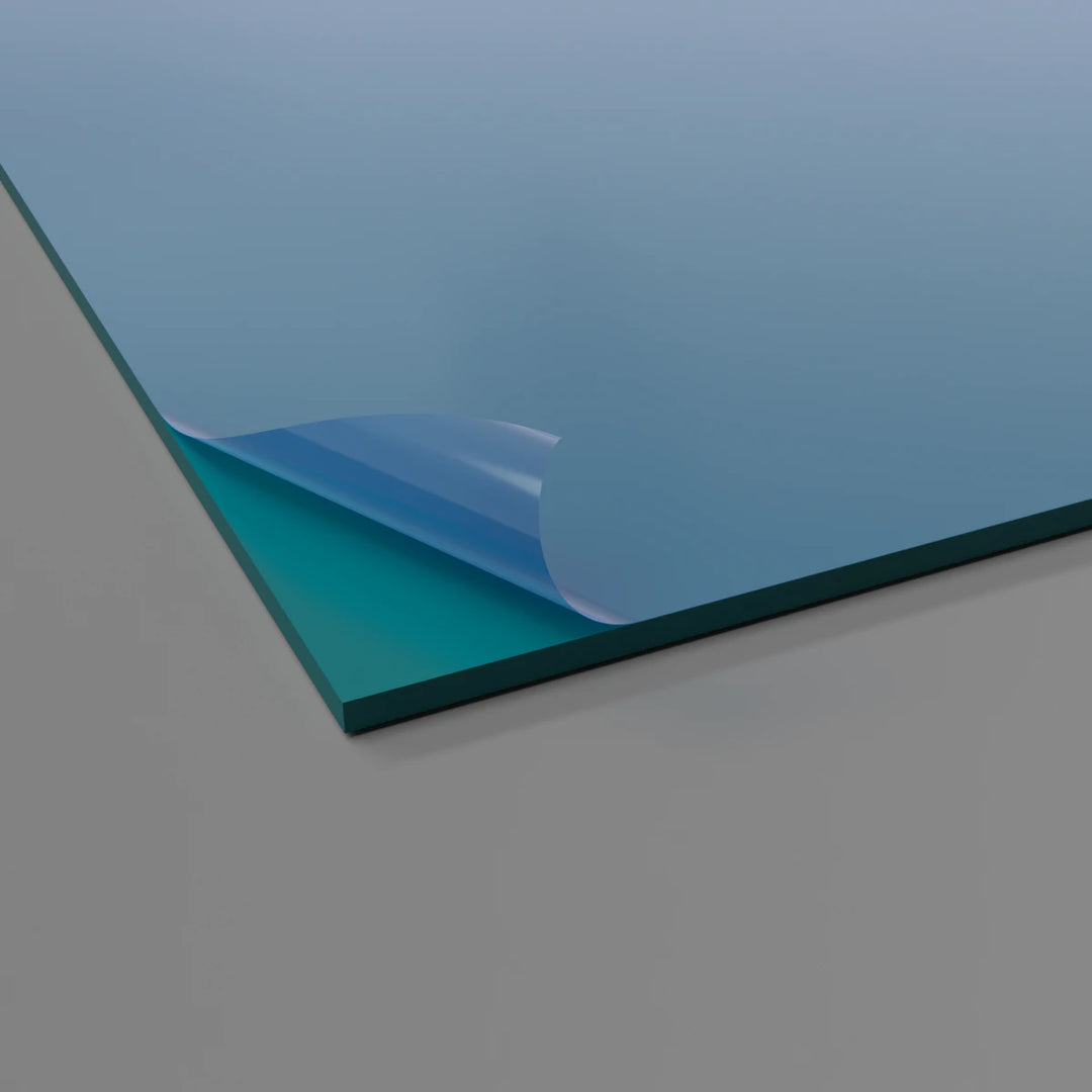 Feuerbeständige PVC-Innenwandverkleidung in Blaugrün - Klasse 1
