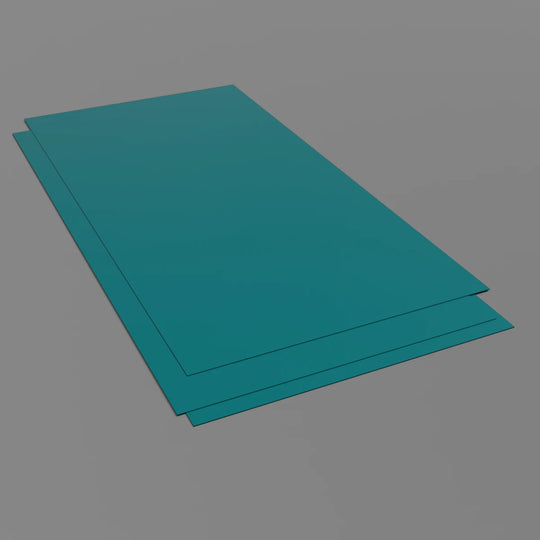 Hochwertige blaugrüne PVC-Platten für hygienische Innenverkleidungen
