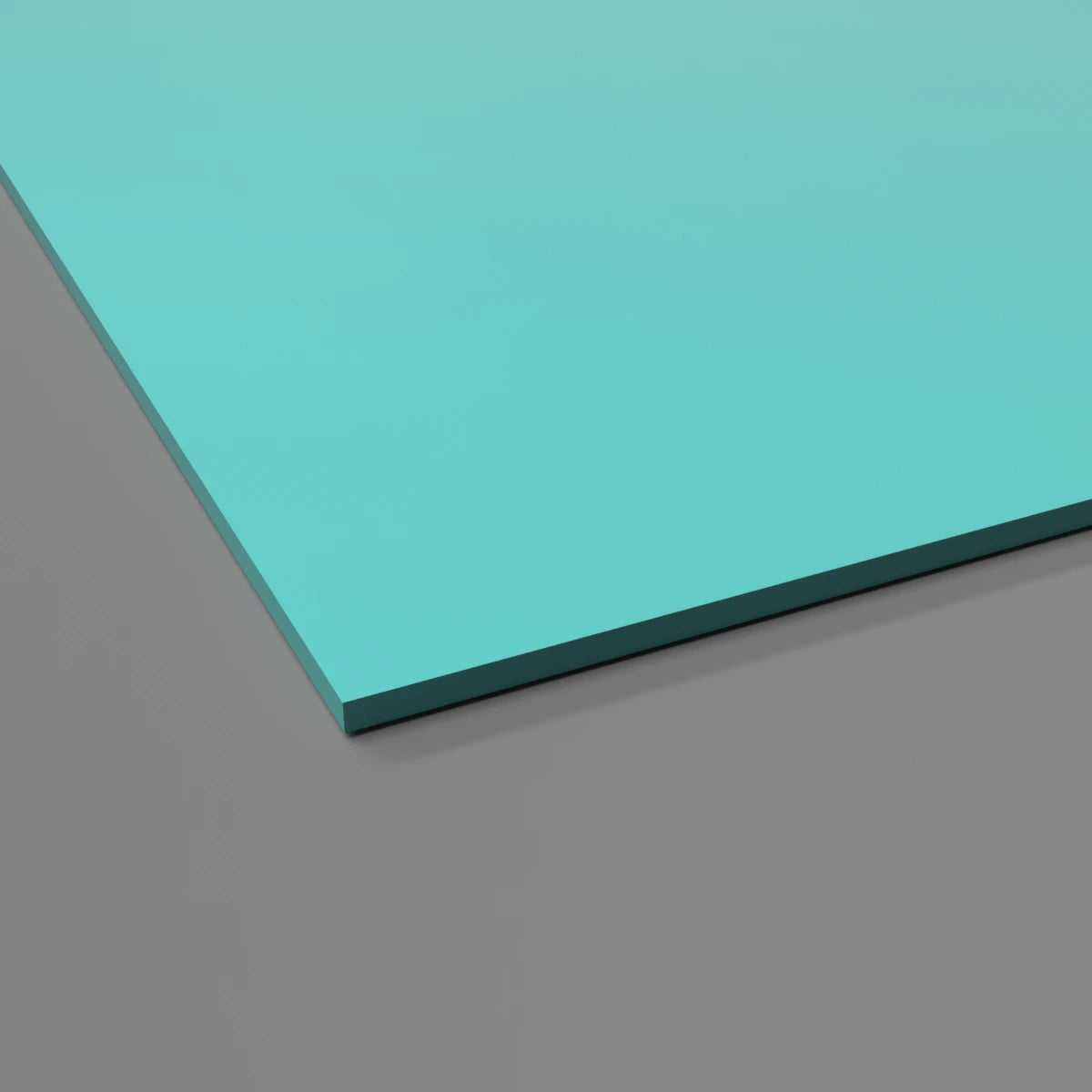 Türkise hygienische PVC-Wandverkleidungsplatte 2,5 mm mit satinierter Oberfläche