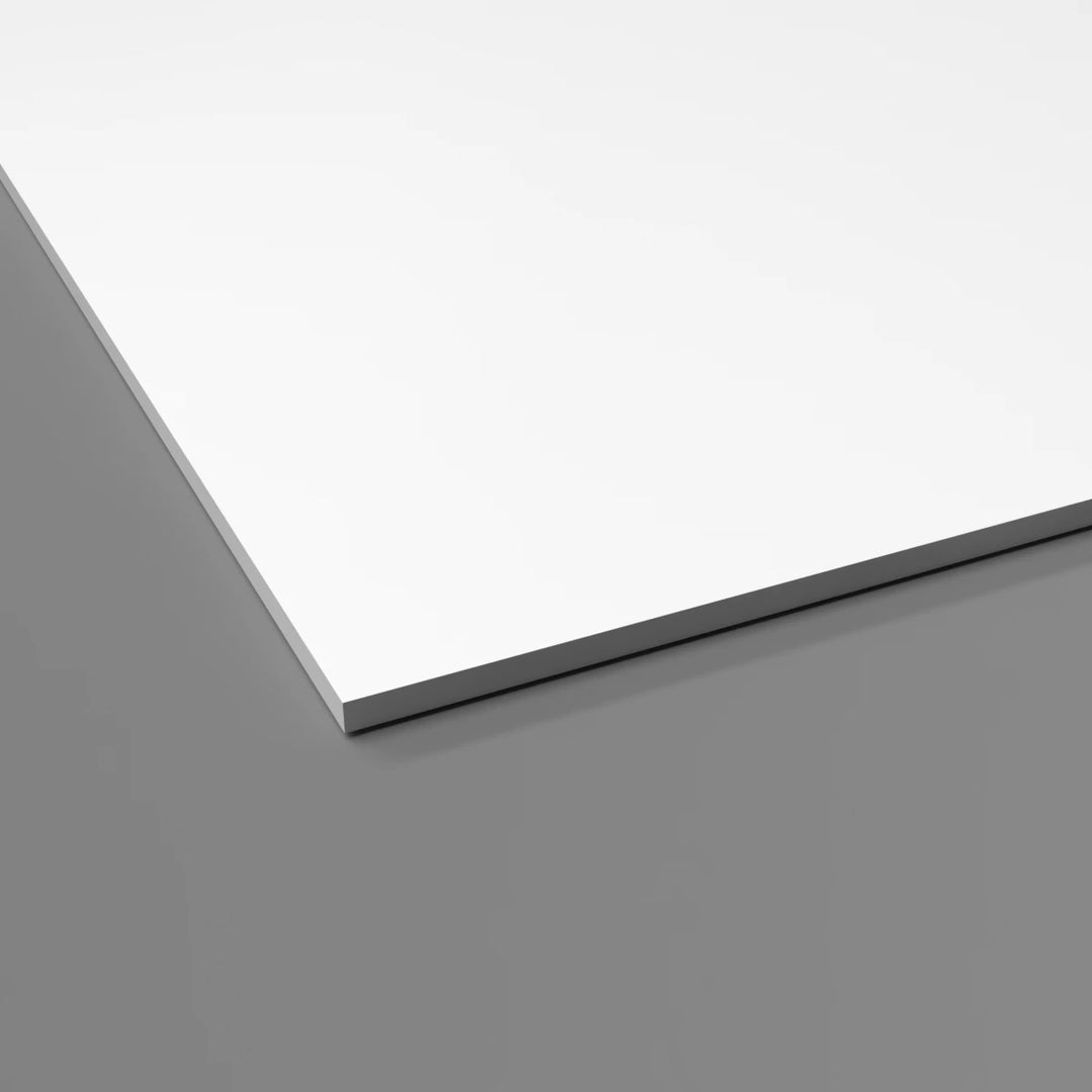 Hygienische PVC-Wandverkleidung in Weiß – 2.5 mm starke, wasserabweisende Platte