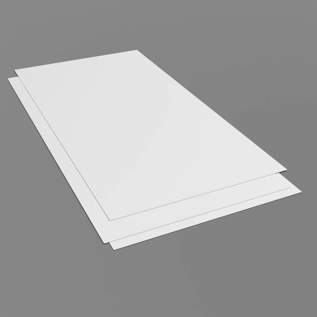 Hygienische Wandverkleidung in Weiß 1,5 mm