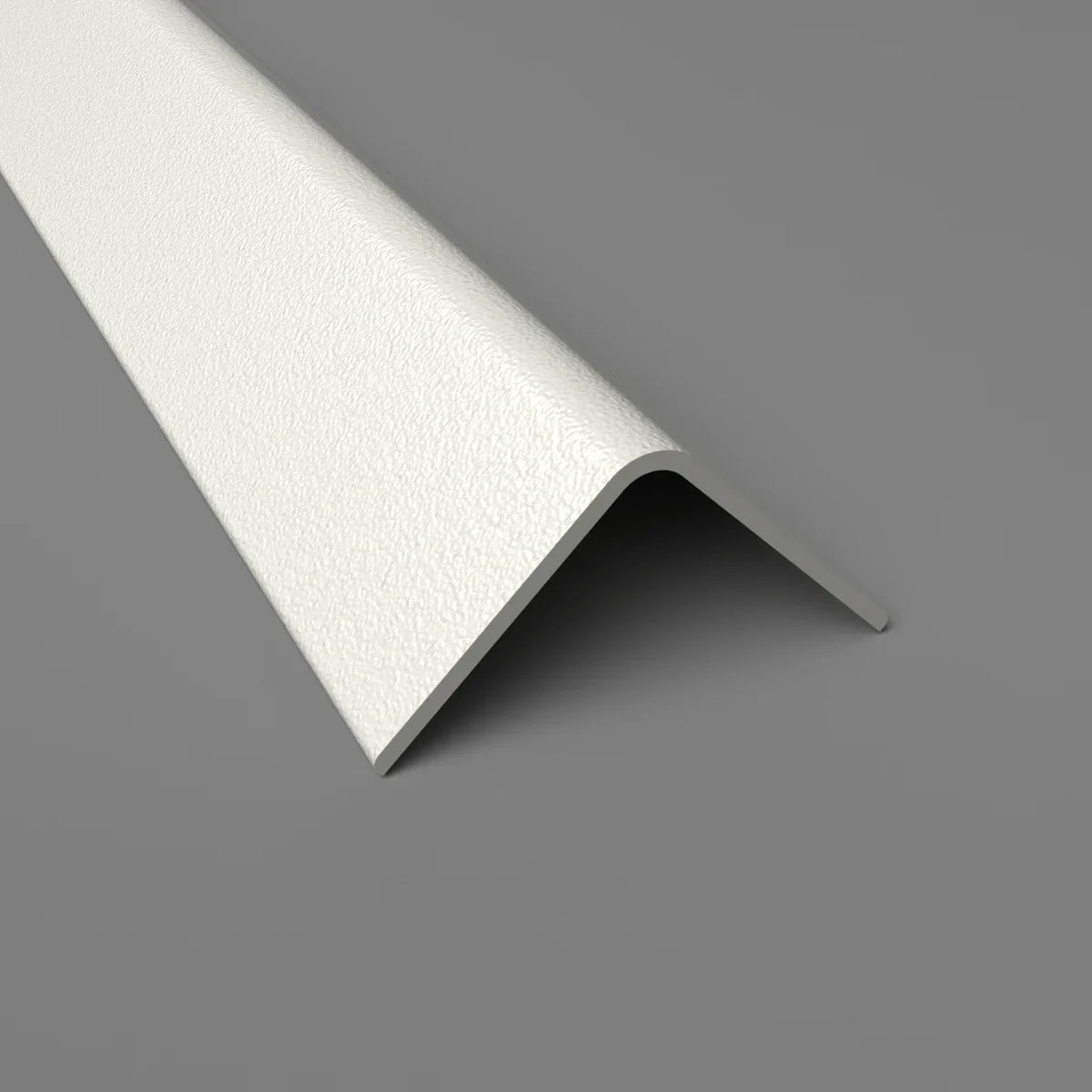 Winkelprofil fuer stossfesten Wandschutz PVC off white 50x50 mm