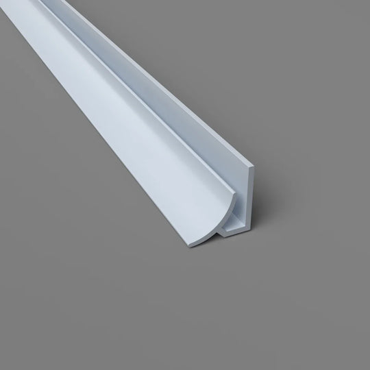 Innenradius-Eckprofil aus PVC – Hygienische und langlebige Lösung in Malve, 3050 mm, Satin-Finish