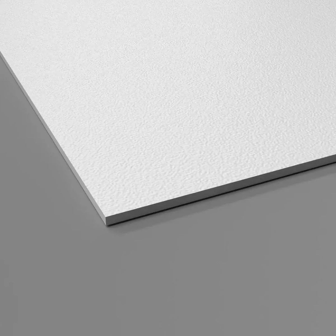 Stoßfester Wandschutz PVC Platte 2mm weiß strukturierte Oberfläche