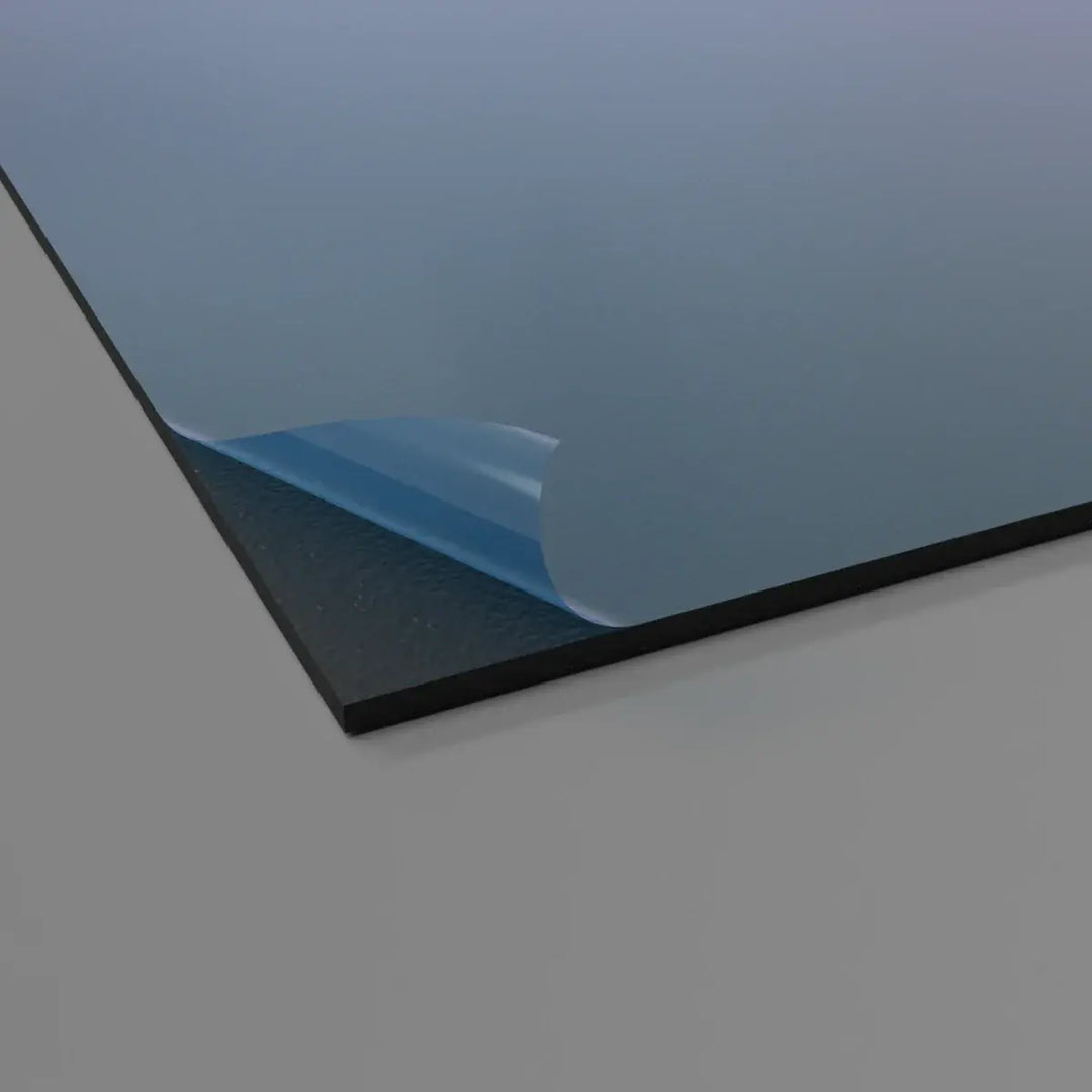 Stoßfester Wandschutz PVC Platte mit Schutzfolie Oberfläche Detail