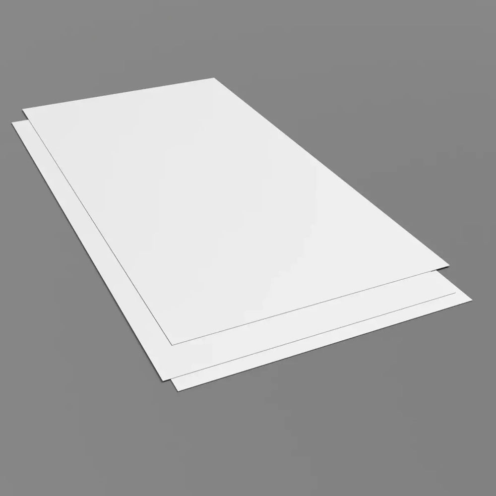 PVC Wandschutzplatten weiß 2mm stoßfest mehrere Platten