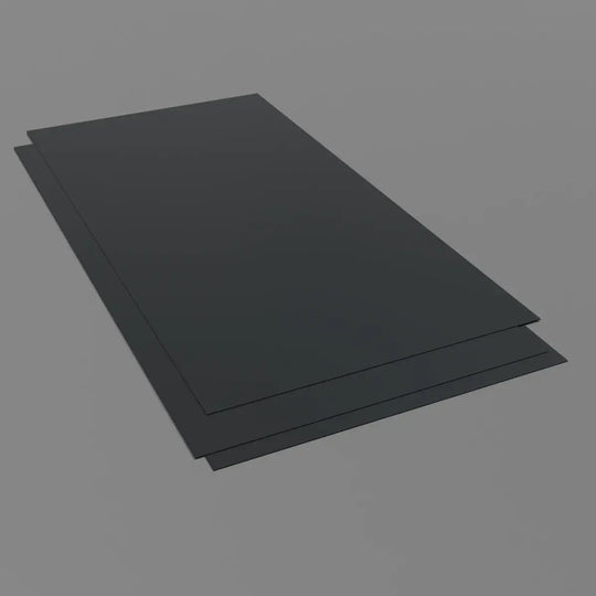 PVC Wandschutzplatten schwarz 2 mm stoßfest mehrere Platten