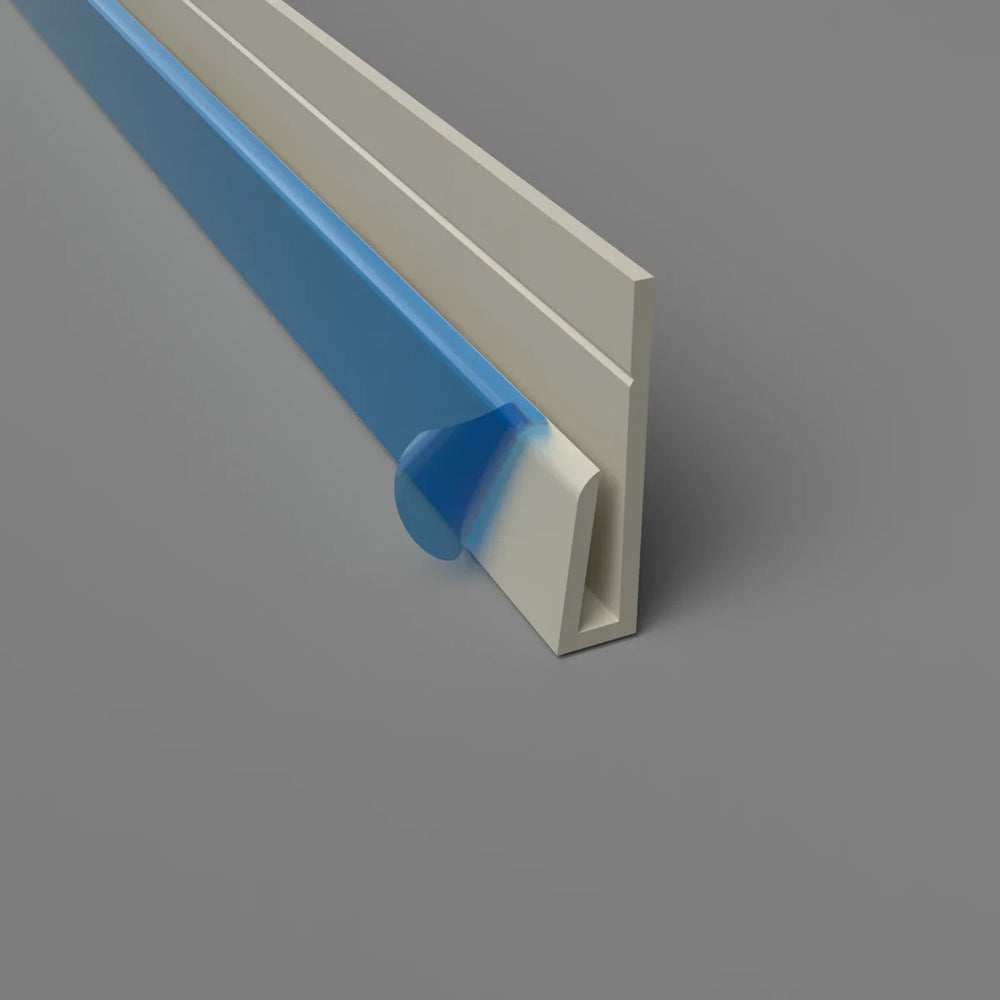 abschlussprofil elfenbein fuer wandschutzplatten pvc