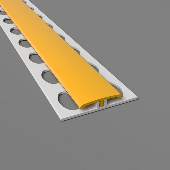 Zweiteilige H-Trennleiste für PVC-Wandverkleidungen – 2440 mm & 3050 mm – Gelb