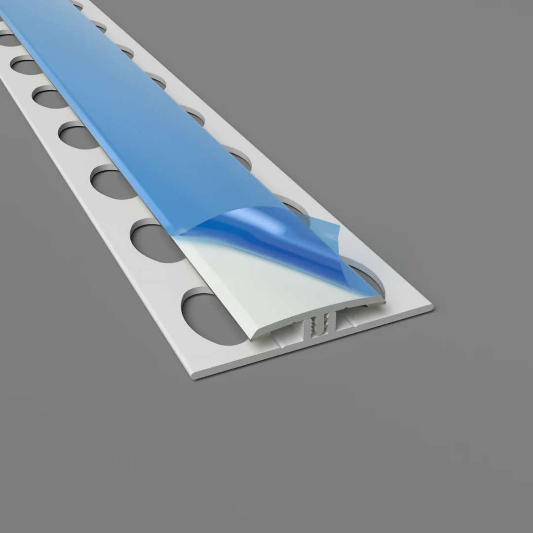 Zweiteilige H-Trennleiste in meeresschaum mit Schutzfolie – optimal für hygienische Wandverkleidungen
