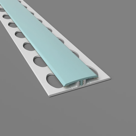 Zweiteilige H-Trennleiste in mint für PVC-Wandverkleidungen – stabile Verbindung und saubere Optik