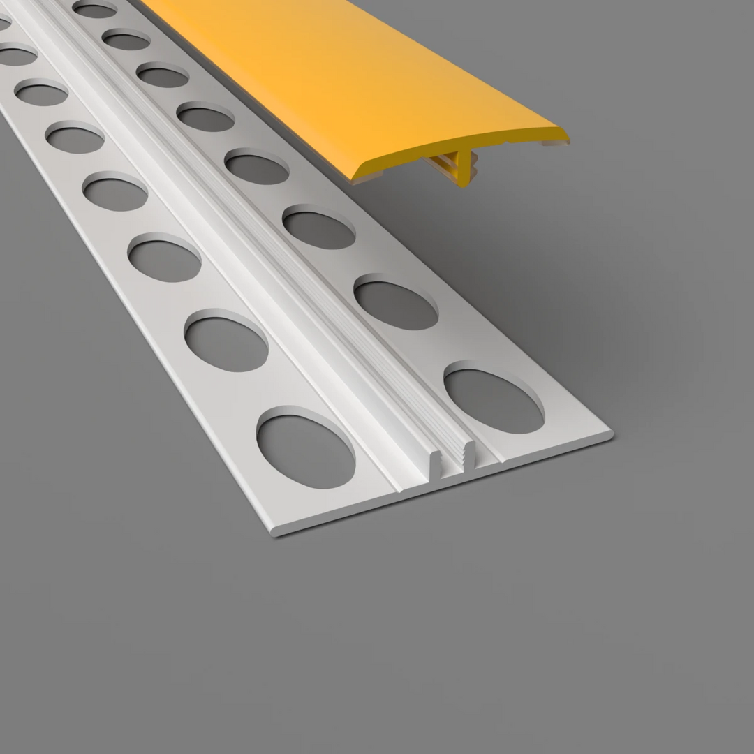 Zweiteilige H-Trennleiste für PVC-Wandverkleidungen – 2440 mm & 3050 mm – Gelb
