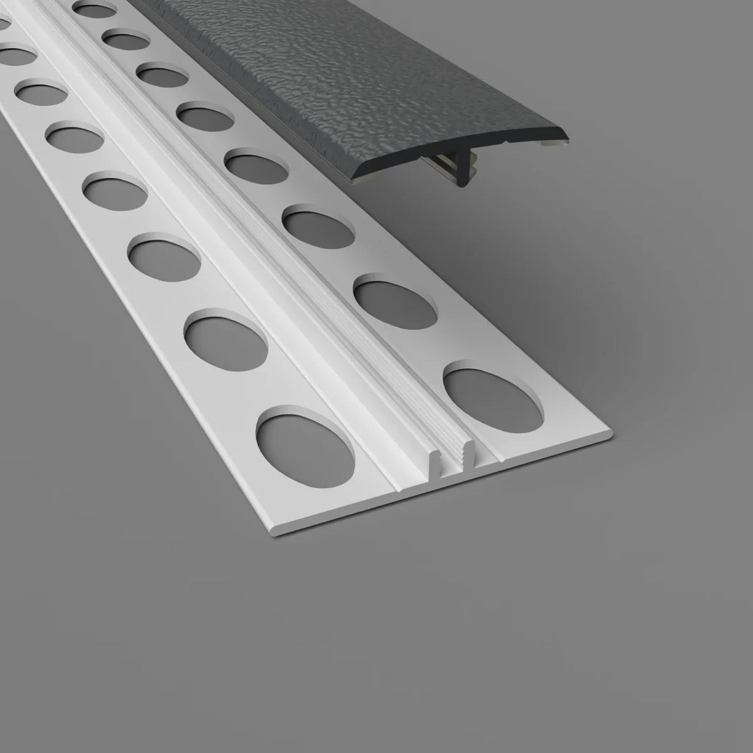 PVC H Verbindungsprofil anthrazit fuer Wandschutzplatten