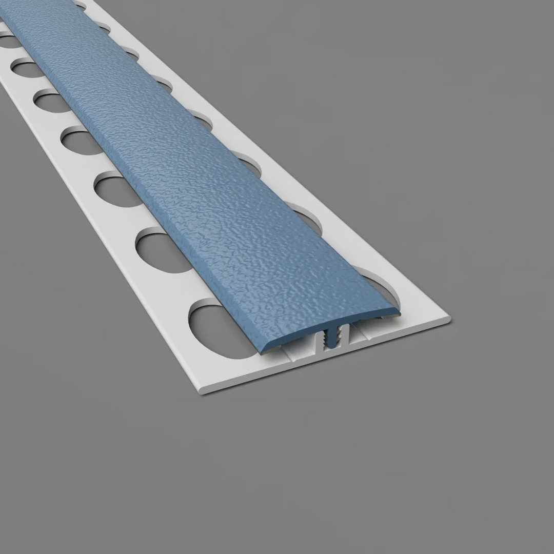 PVC H Verbindungsprofil atlantikblau fuer Wandschutzplatten