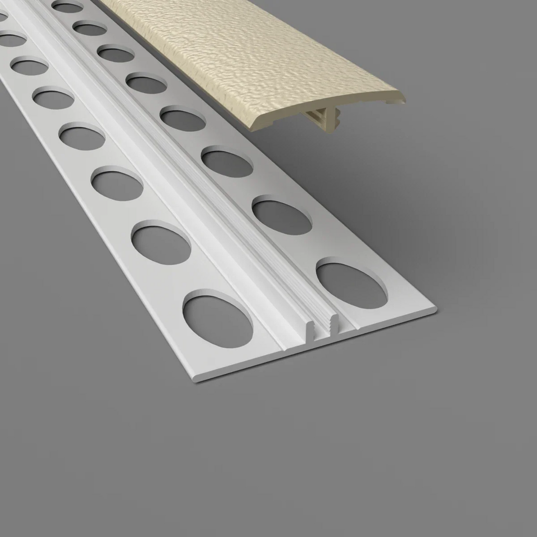 PVC H Verbindungsprofil elfenbein fuer Wandschutzplatten