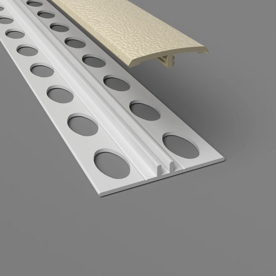 PVC H Verbindungsprofil elfenbein fuer Wandschutzplatten