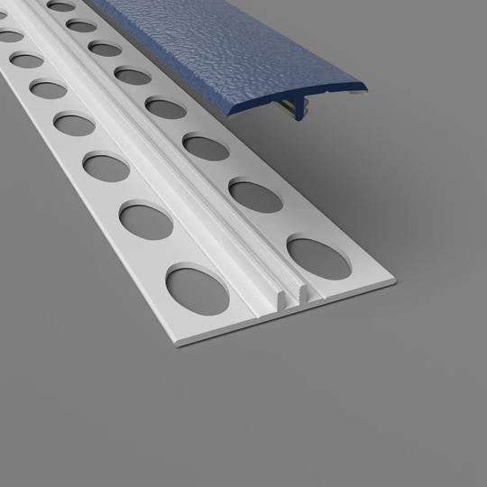 PVC H Verbindungsprofil mitternachtsblau fuer Wandschutzplatten