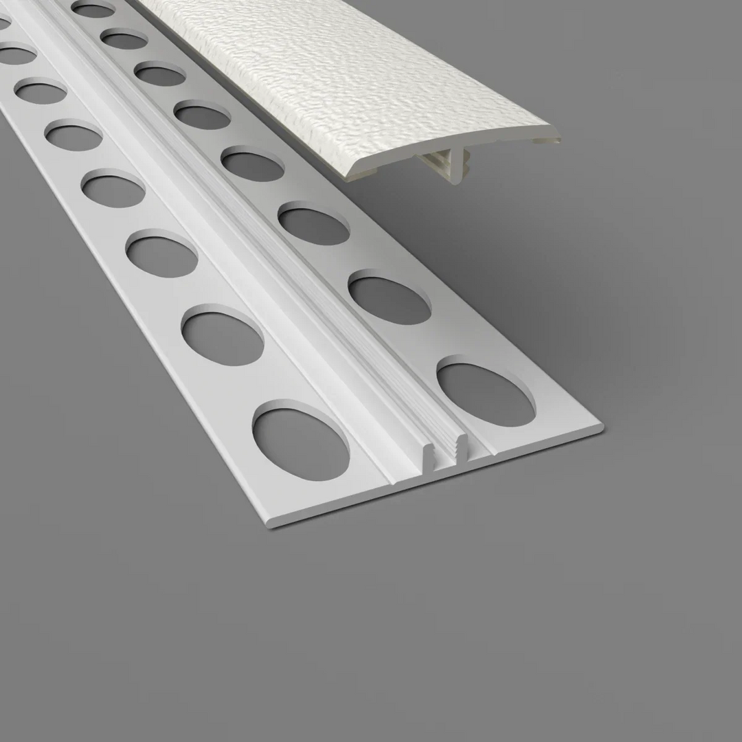 PVC H Verbindungsprofil off white fuer Wandschutzplatten