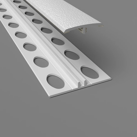 PVC H Verbindungsprofil weiss fuer 2 mm Wandschutzplatten